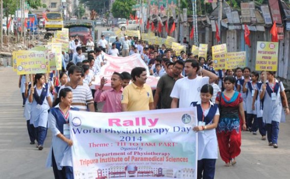 World Physiotherapy Day celebrated at Agartala World Physiotherapy Day celebrated at Agartala